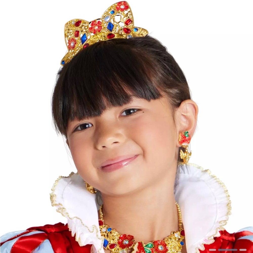 Snow White Disney Princess Accessories Crown necklace earrings
